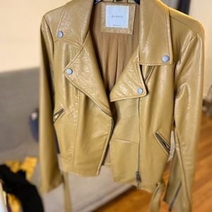 Faux leather jacket
